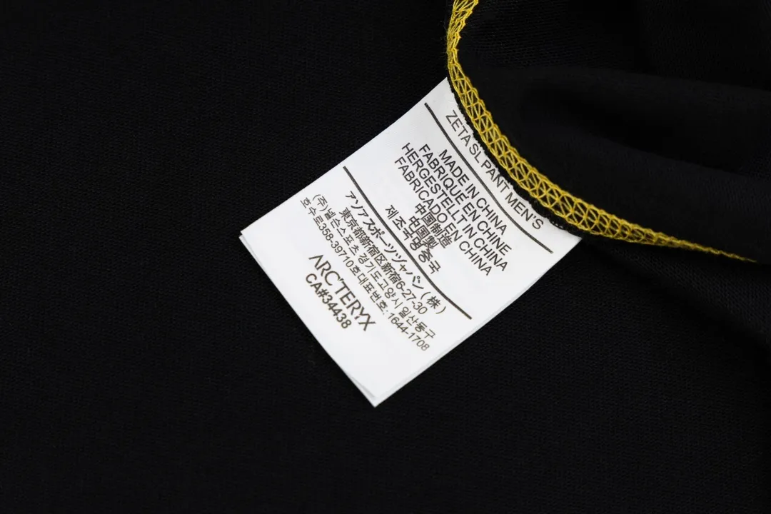 Ayc Teryx （ F 3） 2024FW T LOGO Premium 32s Same Style ： Yellow Pink White Size：XS S M L